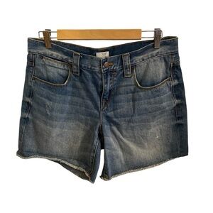 j crew 100% cotton cut off jean shorts